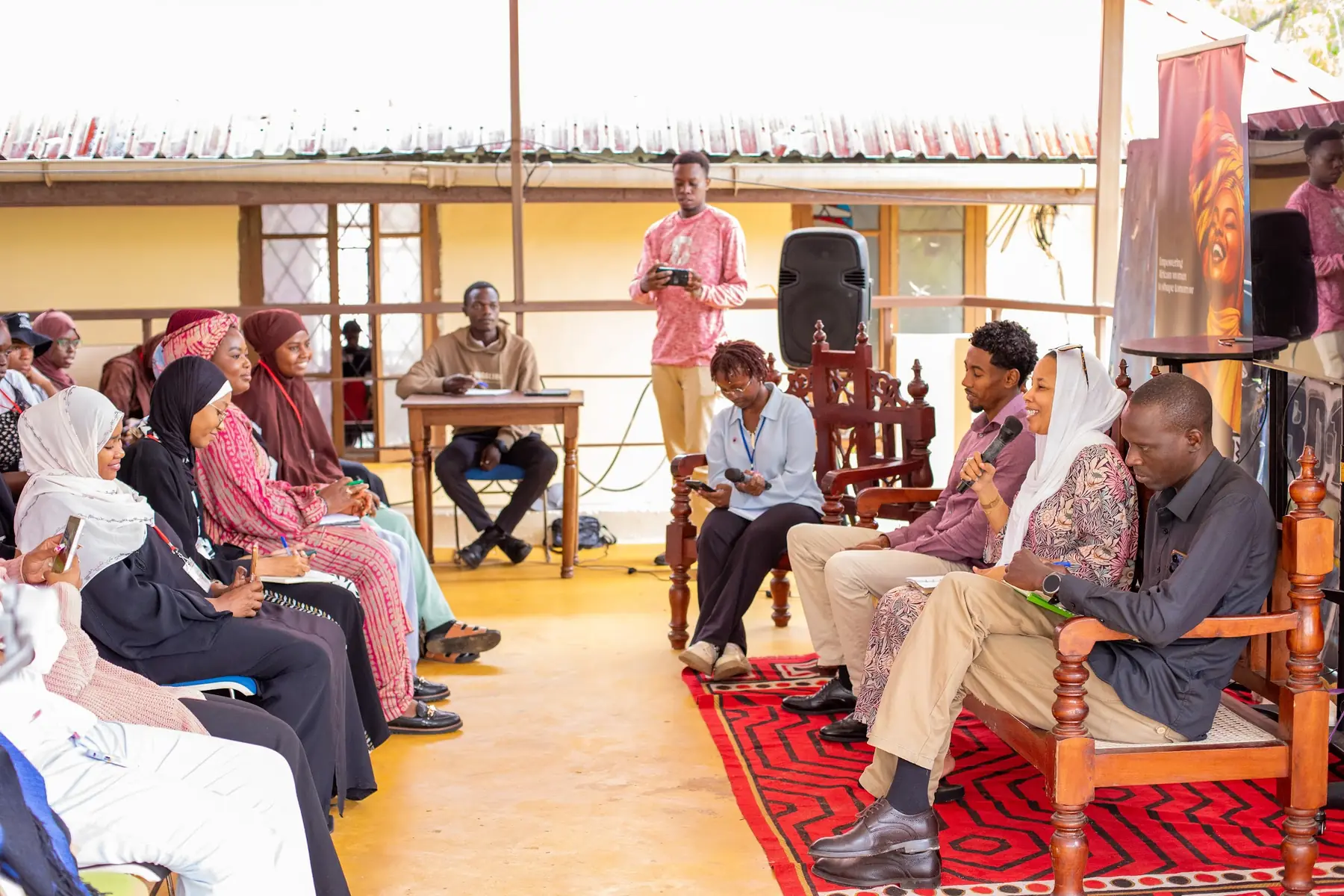 A panel session in progress at INUKA Mombasa