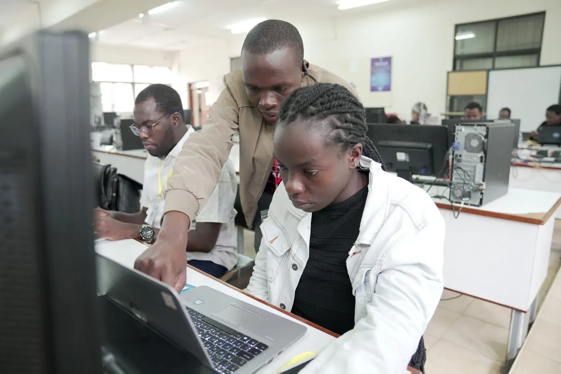 CSA Africa participants working together during a workshop
