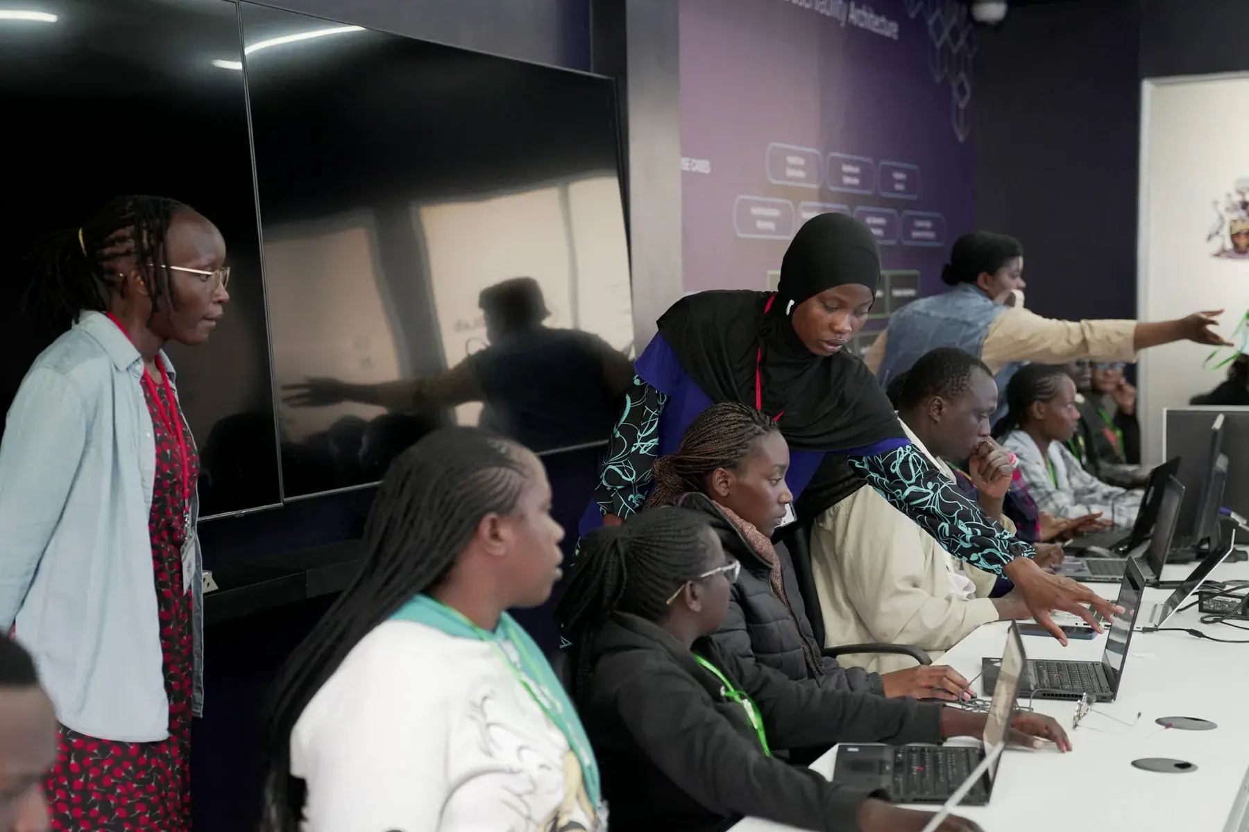 Participants at a CSA Africa workshop